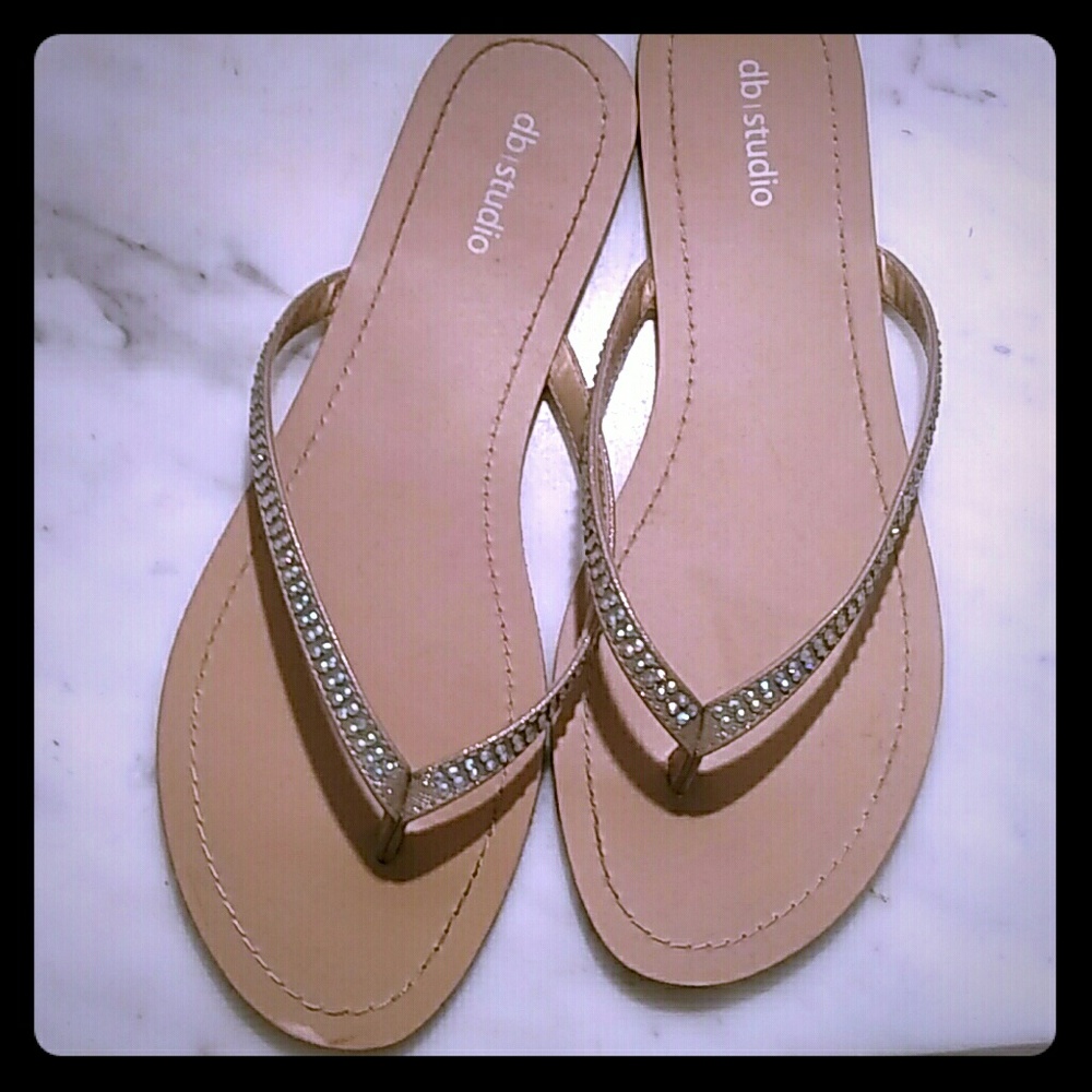 🌺David's Bridal blingy sandals